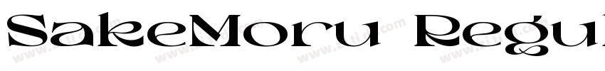 SakeMoru Regular字体转换